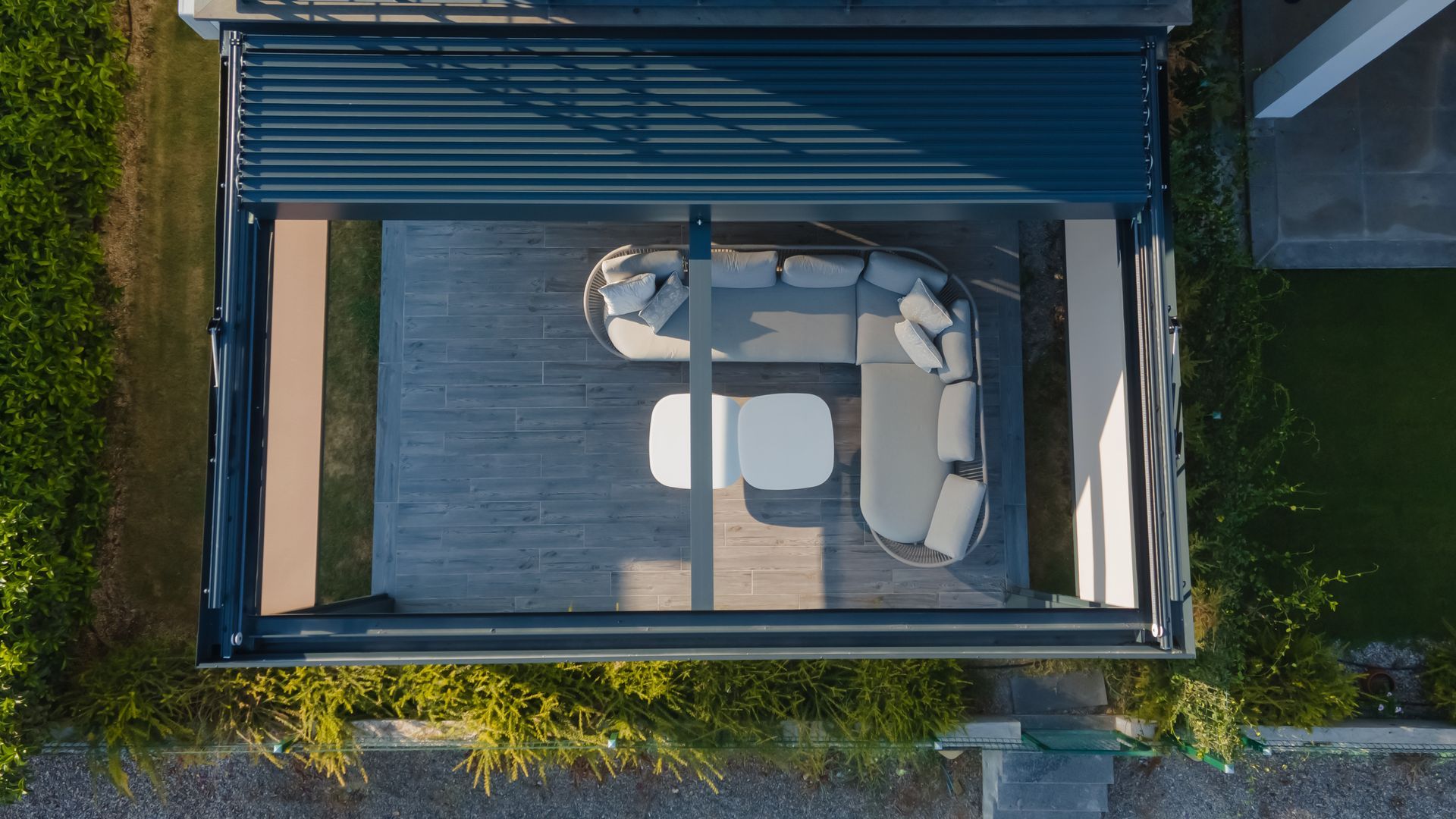 Pergola extérieure motorisée